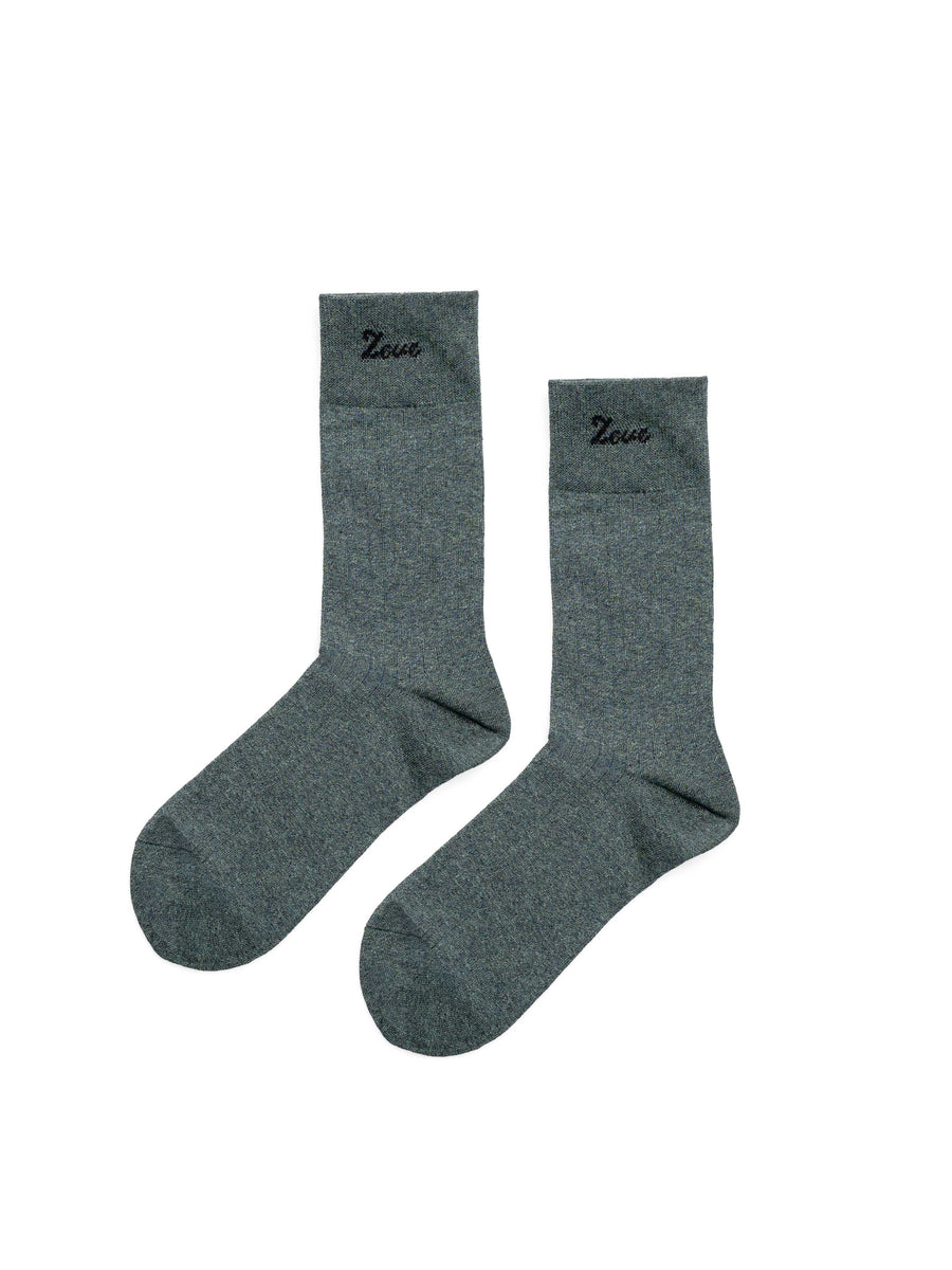 ColorfulCrewSocksDarkGrey - Zeve