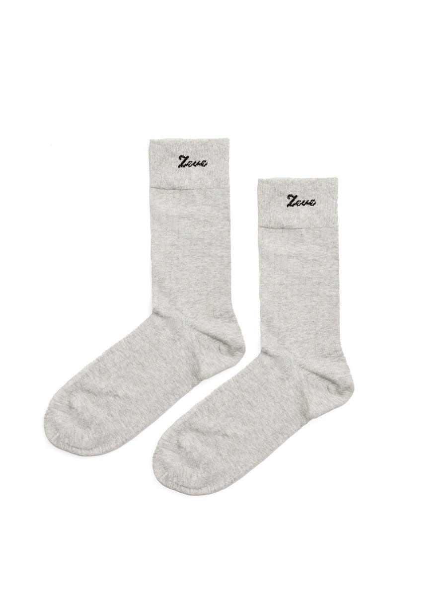 ColorfulCrewSocksLightGrey - Zeve