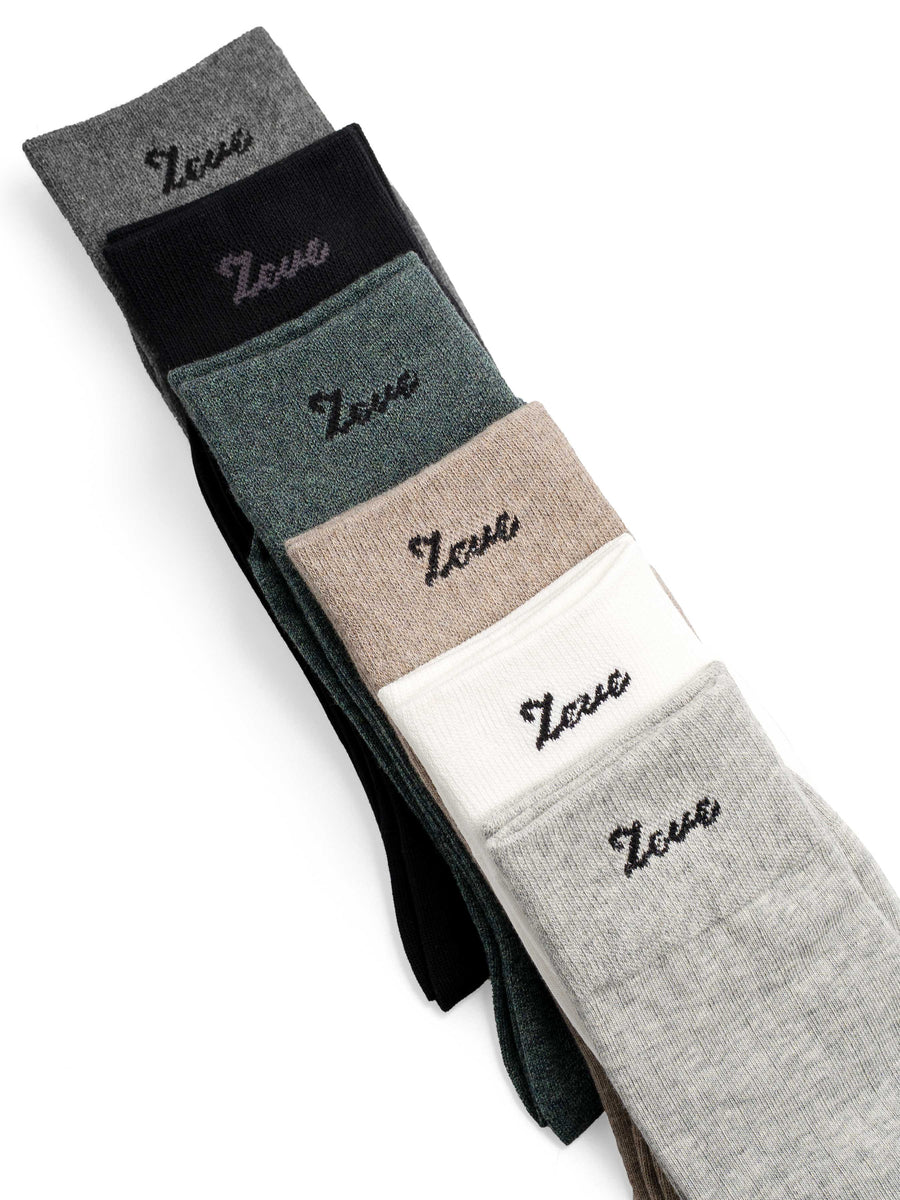 ColorfulCrewSocksLightGrouping - Zeve