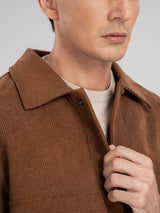 CorduroyJacketBrownCollar - Zeve