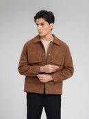 CorduroyJacketBrownHalf - Zeve