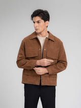 CorduroyJacketBrownHalf - Zeve
