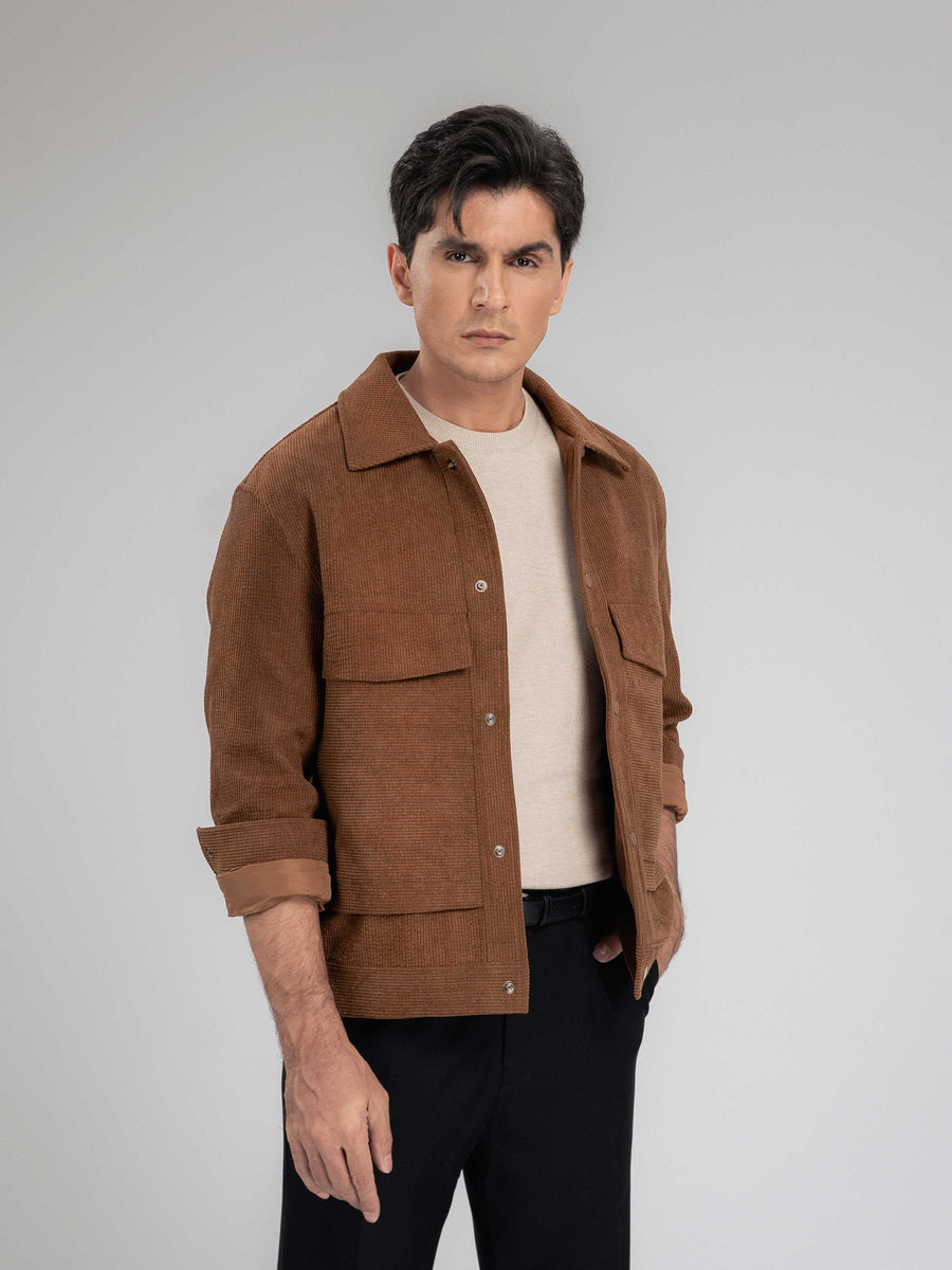 CorduroyJacketBrownMain - Zeve