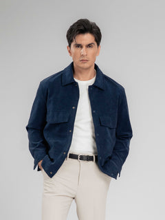 CorduroyJacketNavyMain - Zeve