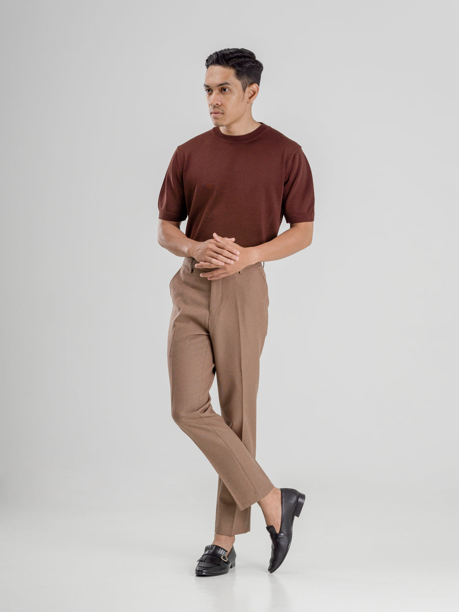 Dany-Round-Neck-Tee-Coffee_02 - Zeve