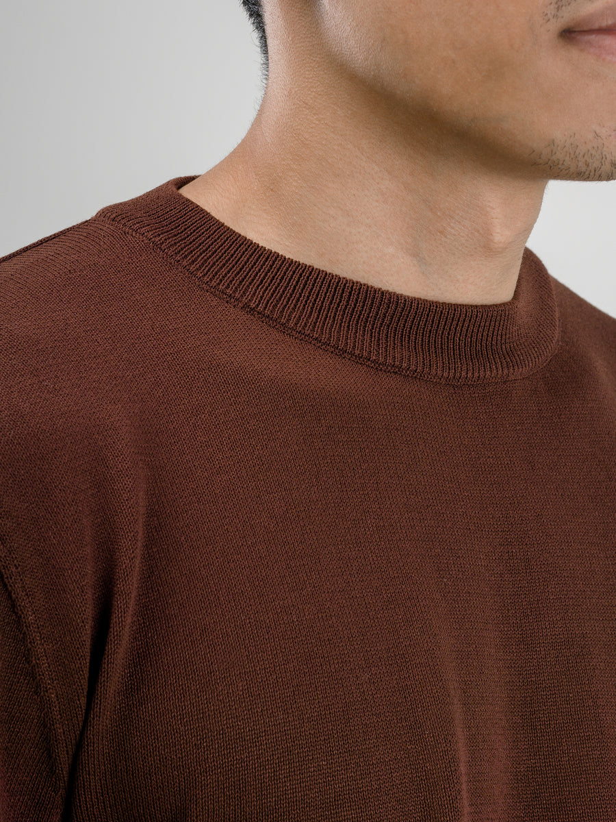 Dany-Round-Neck-Tee-Coffee_04 - Zeve