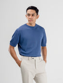 Dany-Round-Neck-Tee-Steel-Blue_01 - Zeve