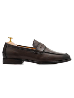 Darien Penny Loafer - Coffee Leather