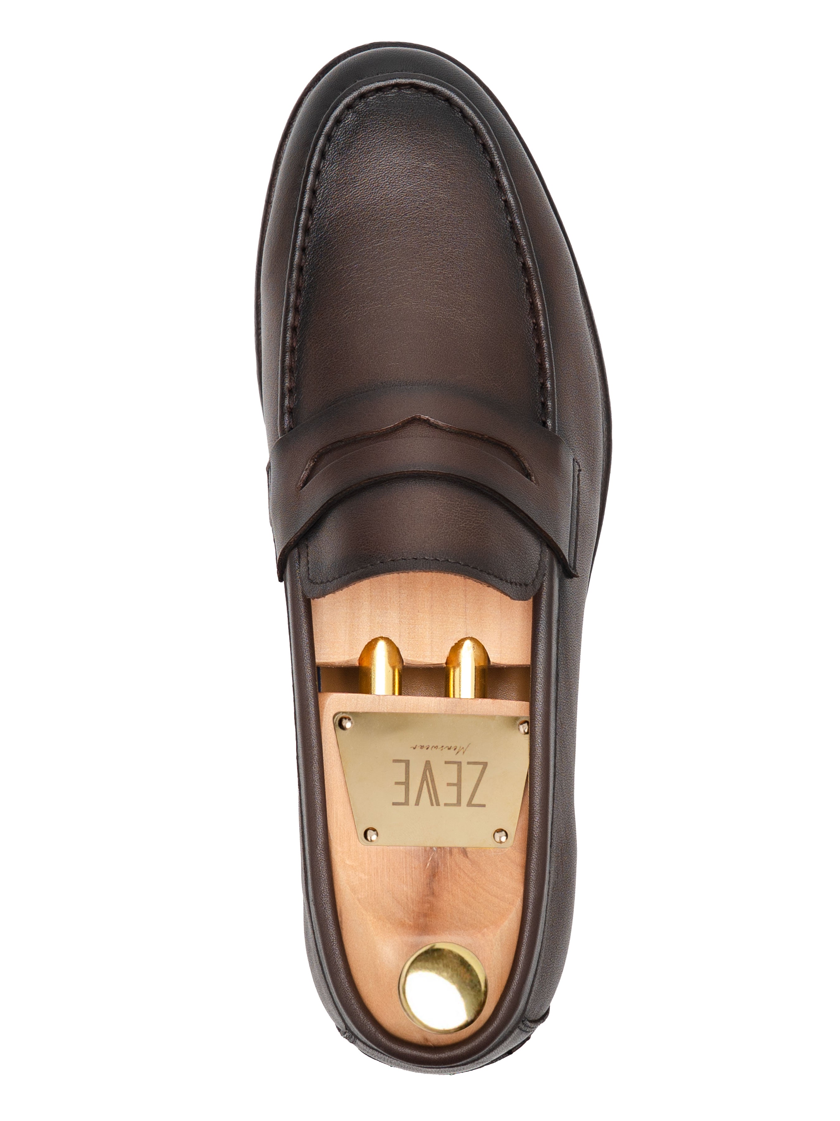 Darien Penny Loafer - Coffee Leather