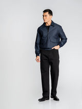 DenimBomberJacketAshBlueFullbody1 - Zeve