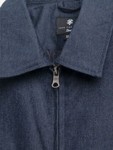 DenimBomberJacketAshBlueZip - Zeve