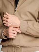 DenimBomberJacketKhakisCuff - Zeve