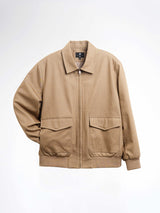 DenimBomberJacketKhakisPose - Zeve