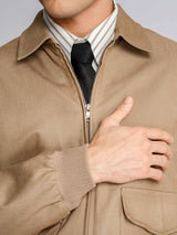 DenimBomberJacketKhakisZip - Zeve