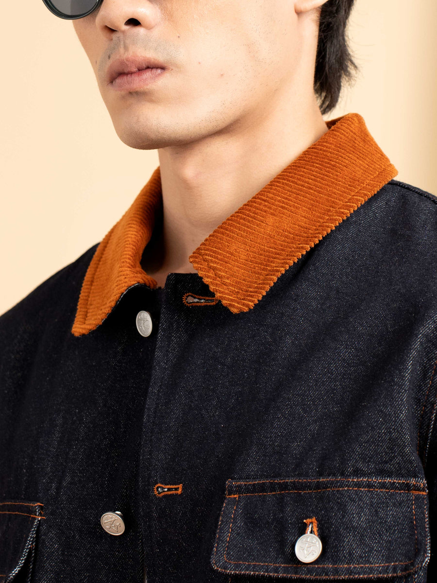 Denim Chore Jacket - Indigo Blue