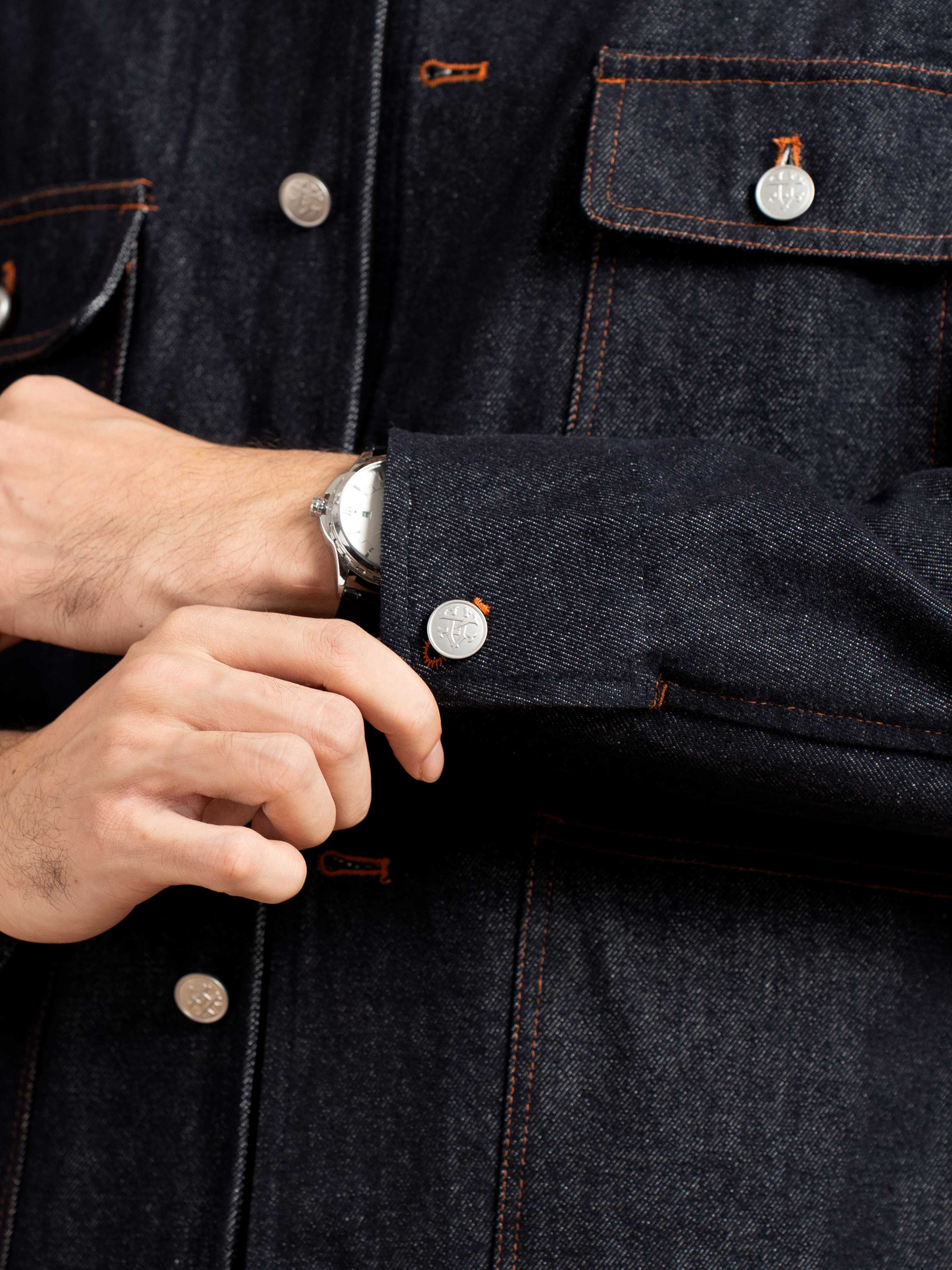 Denim Chore Jacket - Indigo Blue