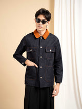 Denim Chore Jacket - Indigo Blue