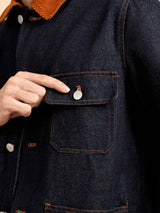 Denim Chore Jacket - Indigo Blue