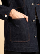Denim Chore Jacket - Indigo Blue