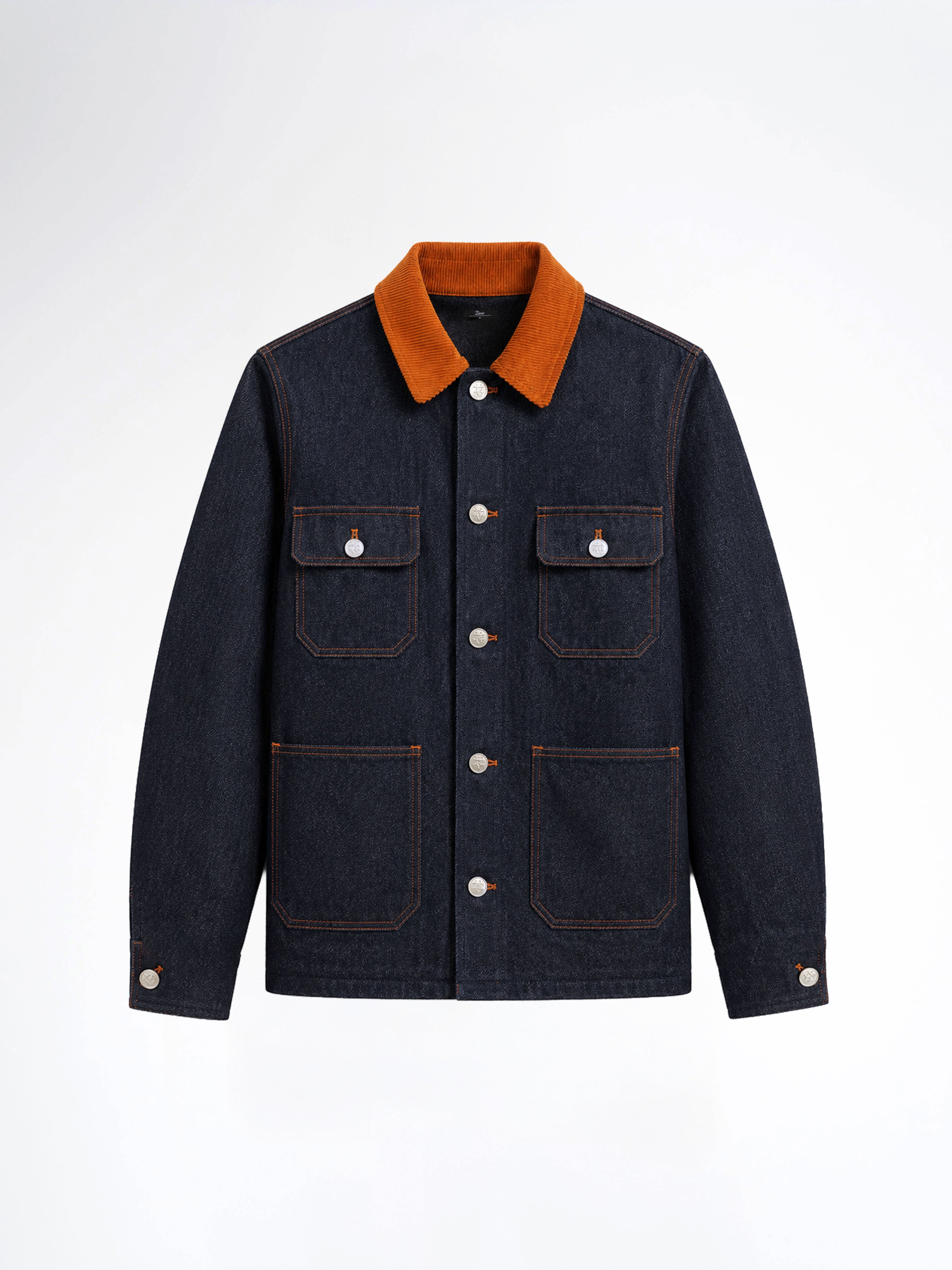 Denim Chore Jacket - Indigo Blue