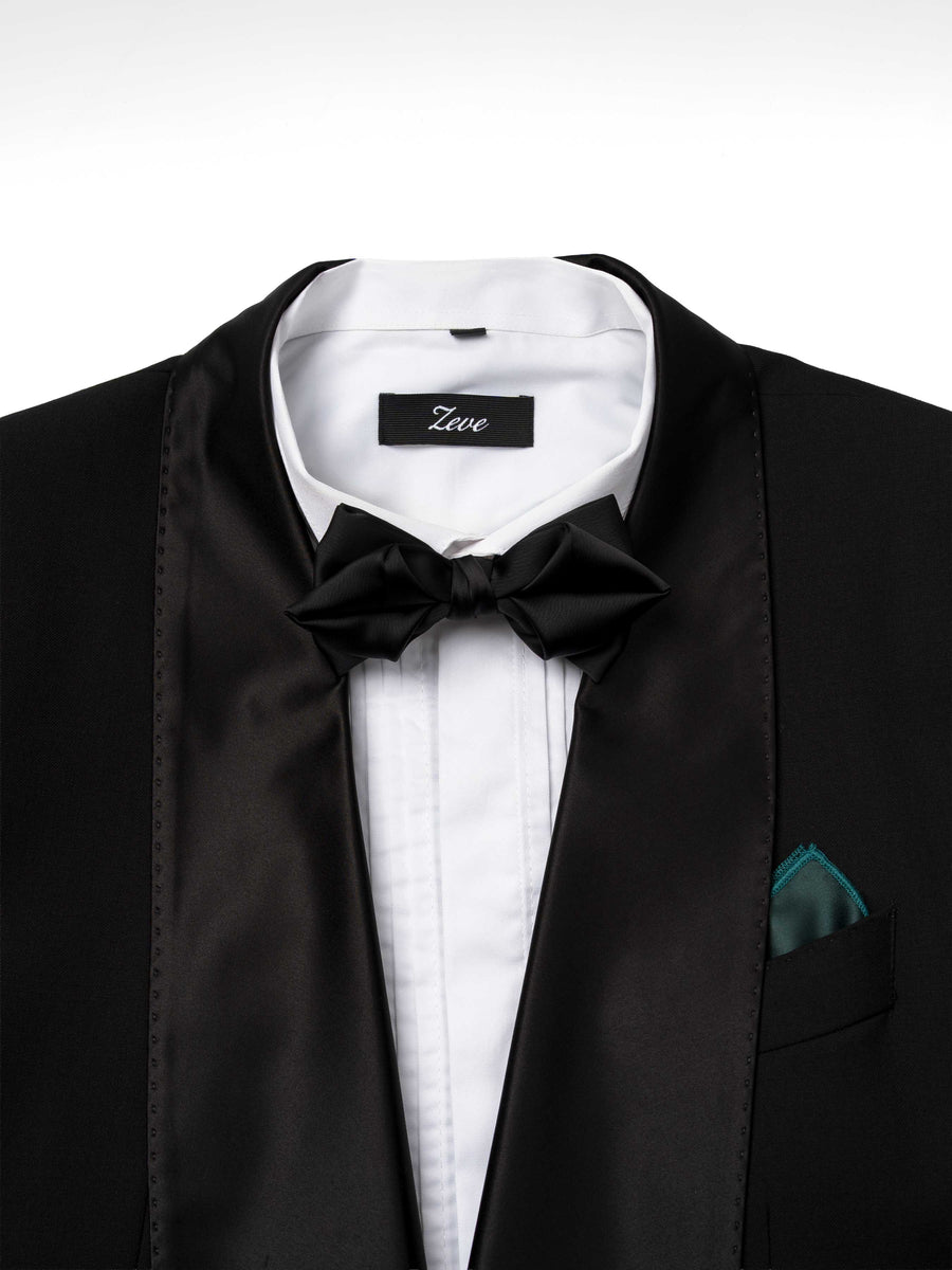 Diamond Bow Tie - Black