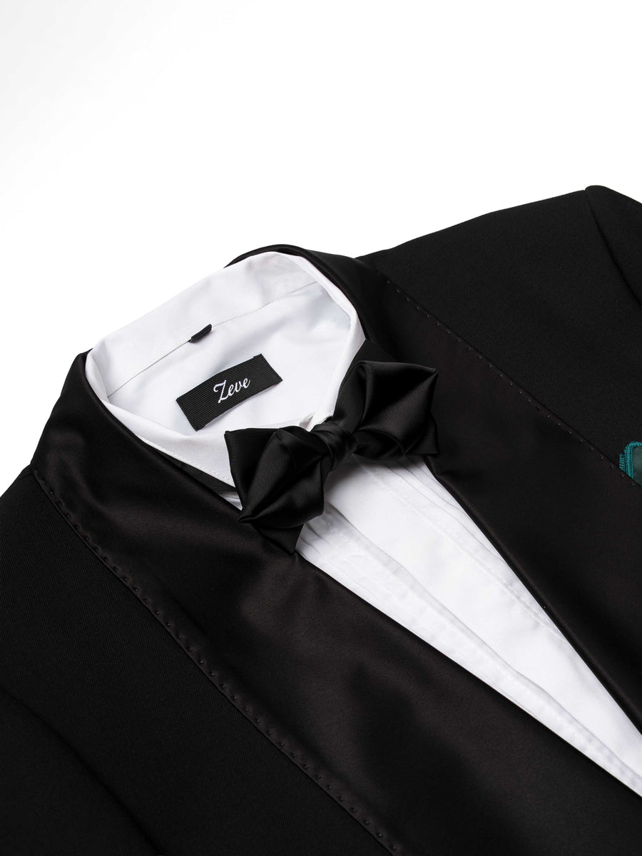 Diamond Bow Tie - Black