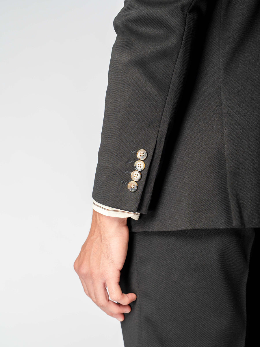Double-Breasted-Suit-Blazer-Onxy-Black-_Peak-Lapel_-12 - Zeve