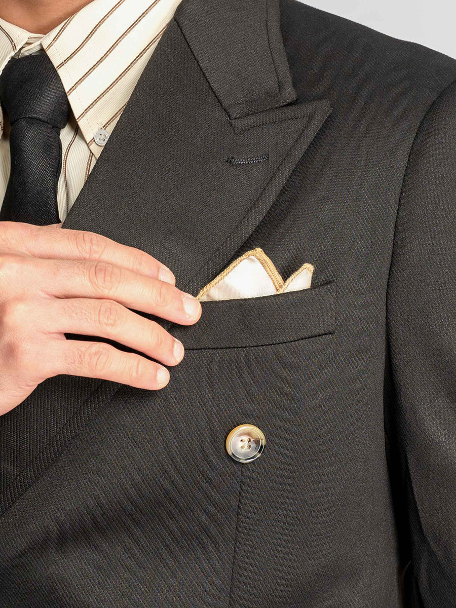 Double-Breasted-Suit-Blazer-Onxy-Black-_Peak-Lapel_-9 - Zeve