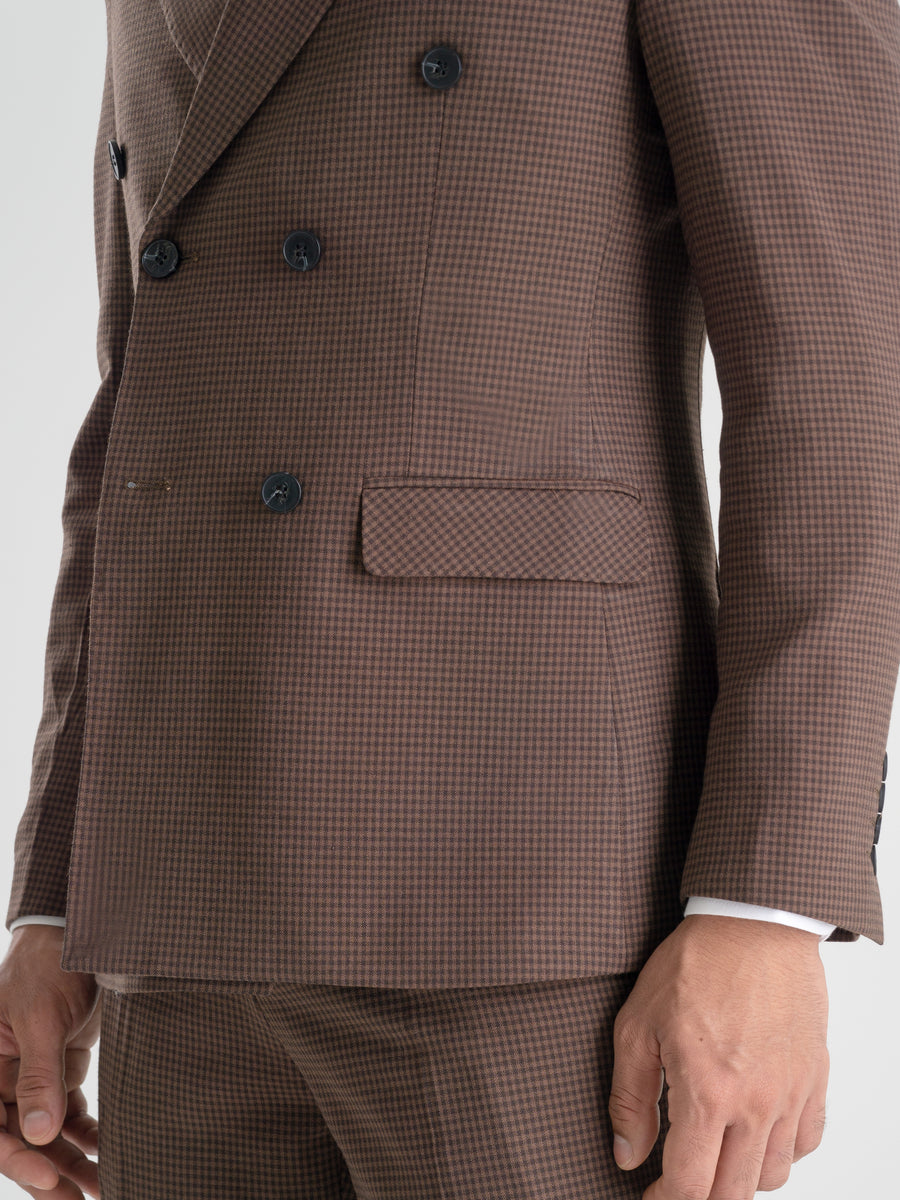 Double-Breasted-Suit-Coffee-Plaid-_Peak-Lapel__02 - Zeve