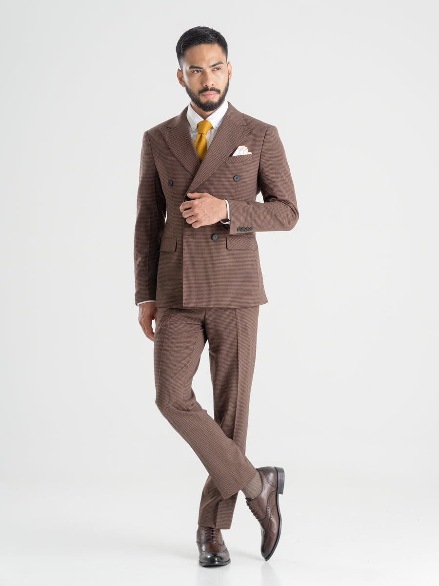 Double-Breasted-Suit-Coffee-Plaid-_Peak-Lapel__07 - Zeve