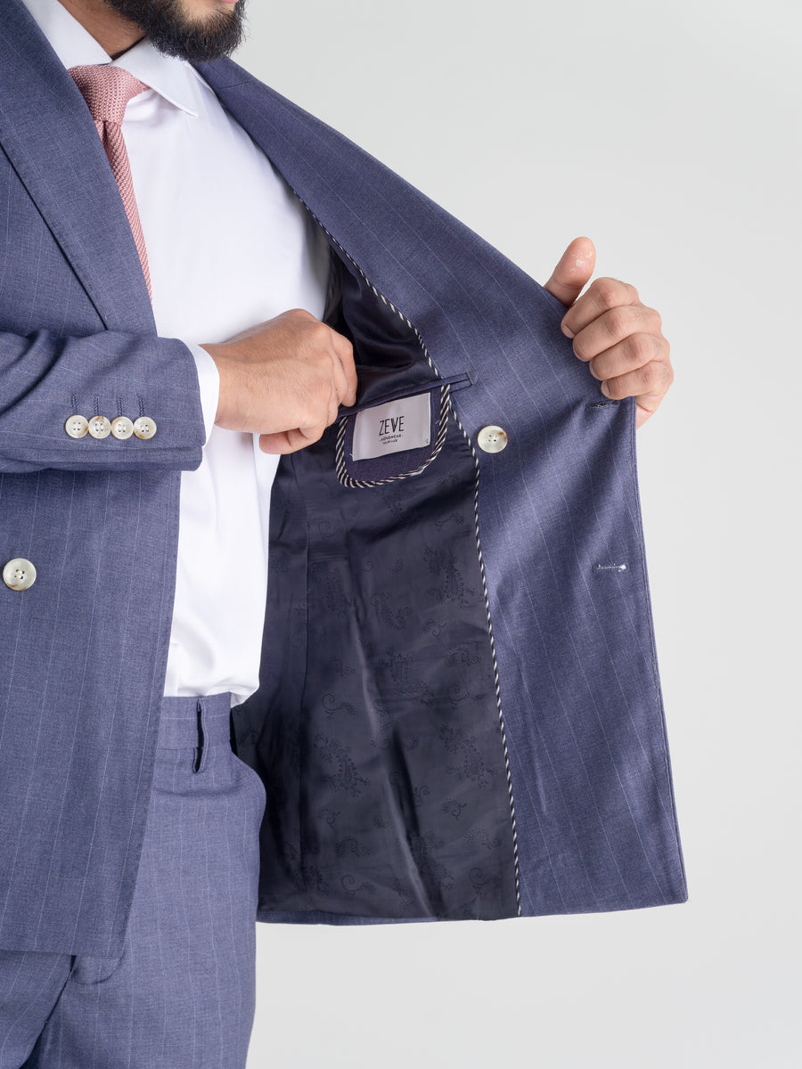 Double-Breasted-SuitIris-Blue-Stripes-_Peak-Lapel__07 - Zeve
