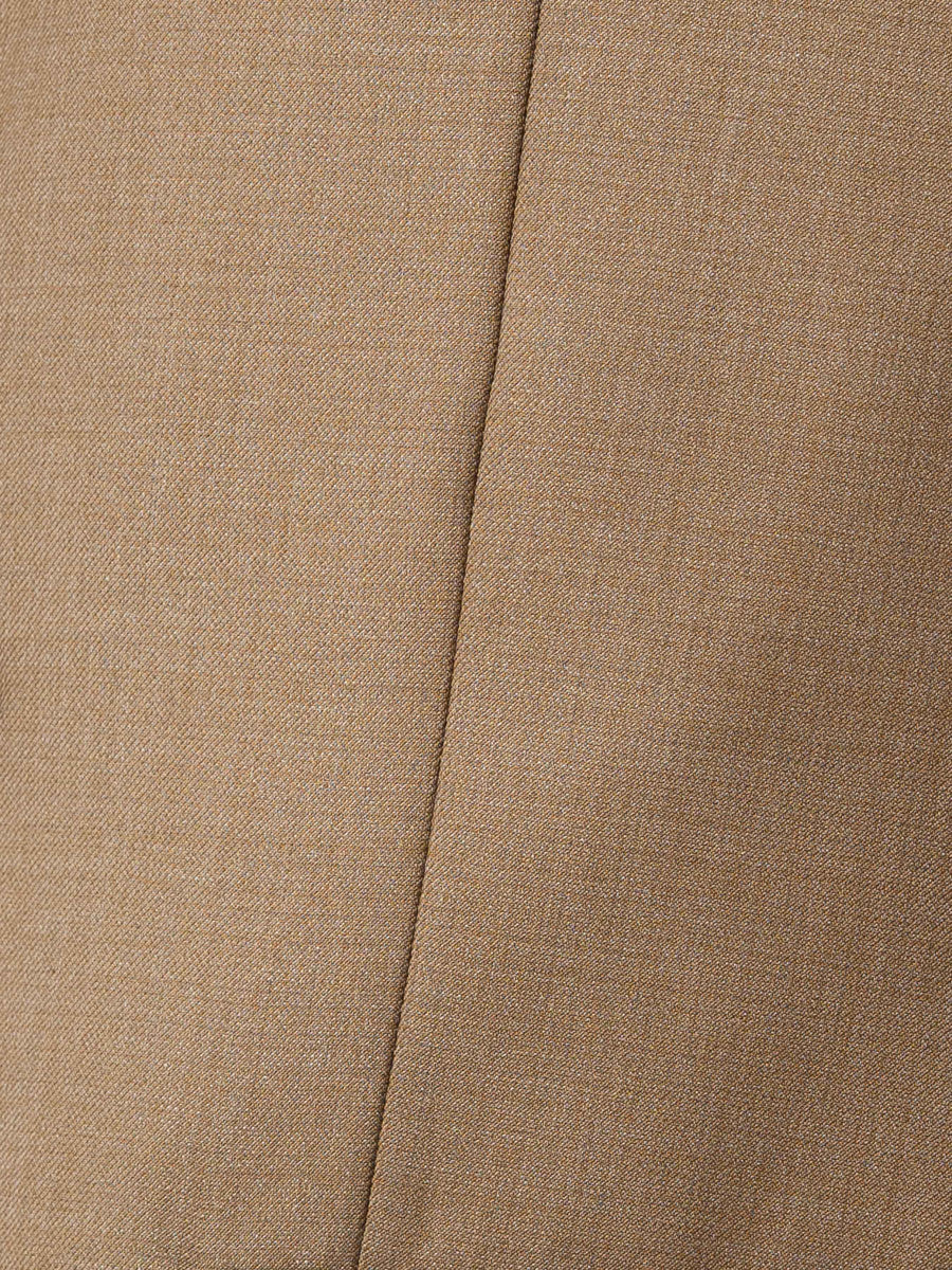 Double Breasted Suit Blazer - Ash Khaki (Regular Fit)