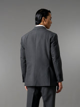 Double Breasted Suit Blazer - Graphite Grey (Regular Fit)