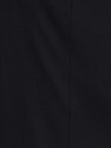 DoubleBreastedSuitBlazerJetBlackPlainPeakLapelInsideMaterial - Zeve