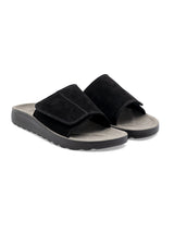 Elan Sandal - Black Suede Leather