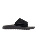 Elan Sandal - Black Suede Leather