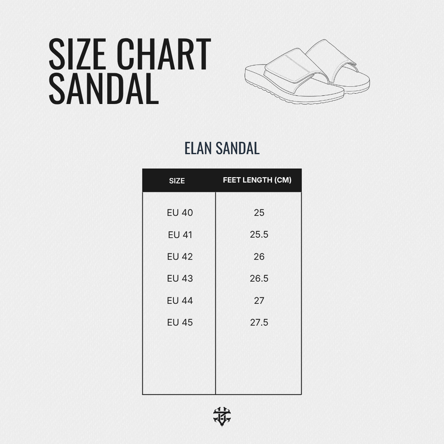 Elan Sandal - Black Suede Leather