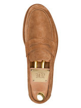 Eldon Penny Loafer - Brown Suede Leather