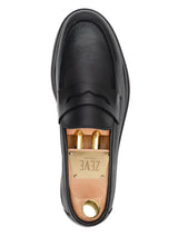 Eldon Penny Loafer - Solid Black Leather