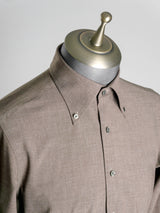 Elio-Formal-Shirt-Coffee-Button-Down-Collar-Collar - Zeve