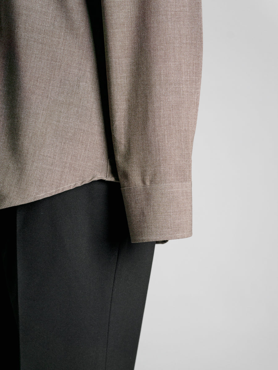 Elio-Formal-Shirt-Coffee-Button-Down-Collar-Sleeve2 - Zeve