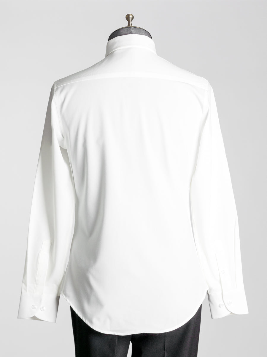 Elio-Formal-Shirt-White-Button-Down-Collar-Back - Zeve