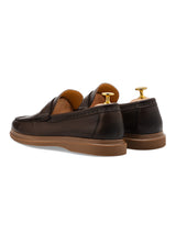 Elvan Penny Loafer - Coffee Leather