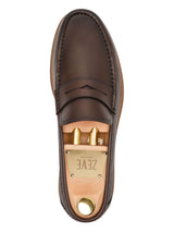 Elvan Penny Loafer - Coffee Leather