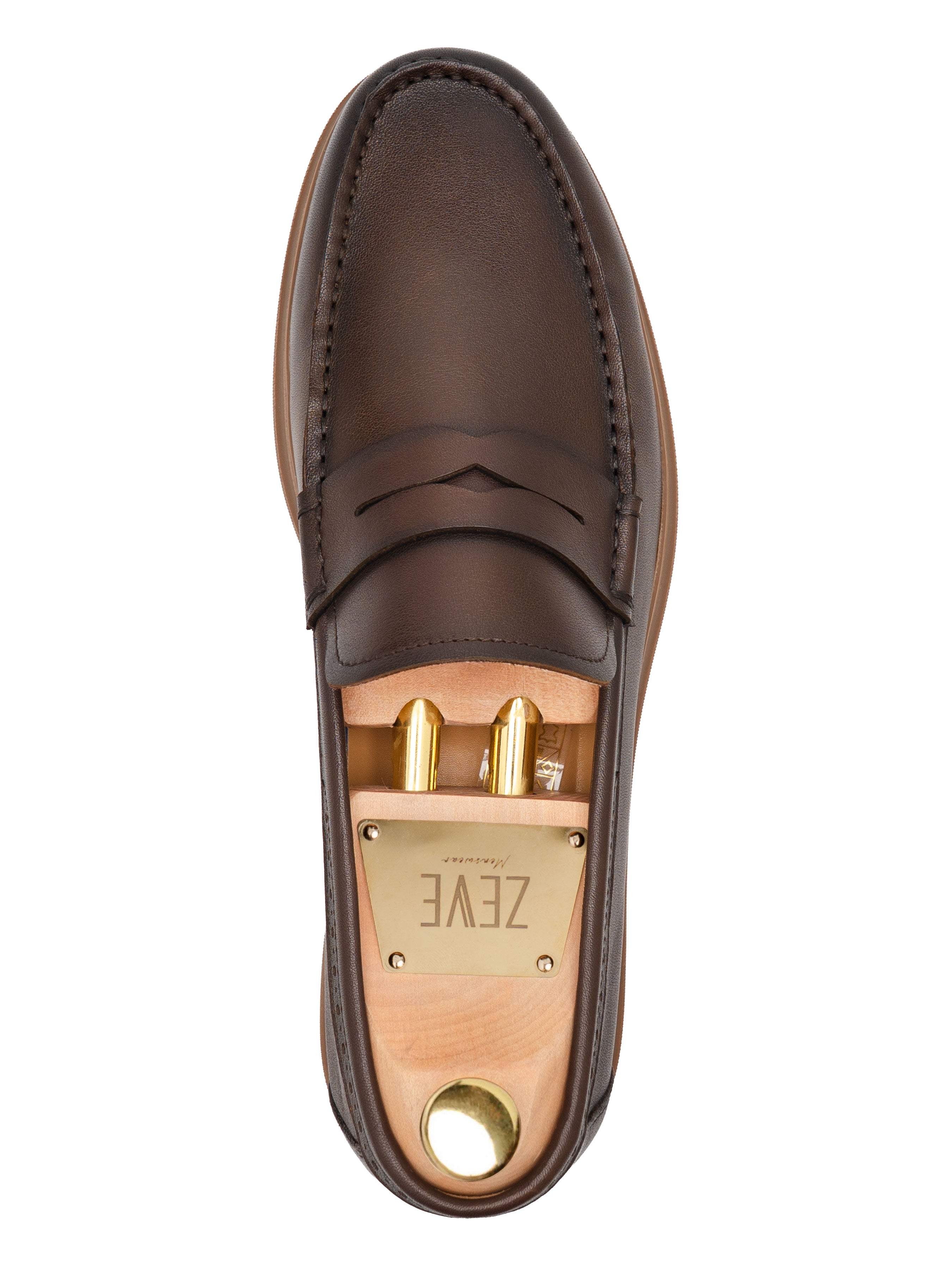 Elvan Penny Loafer - Coffee Leather