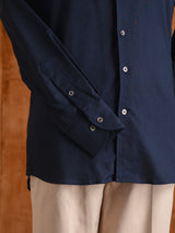 EmanuelFormalShirtNavyBlueOne-pieceCollar05 - Zeve