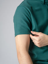 Emerald-Green-Polo-Button-Down-Short-2 - Zeve