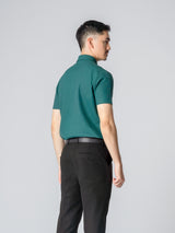 Emerald-Green-Polo-Button-Down-Short-3 - Zeve
