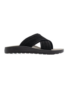 Ethan Sandal - Black Suede Leather