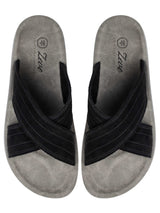 Ethan Sandal - Black Suede Leather